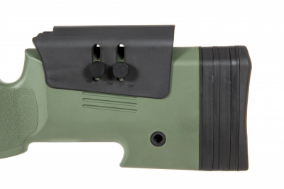 Купити Страйкбольна снайперська гвинтівка Specna Arms SA-S03 Core with Scope and Bipod Olive Drab в магазині Strikeshop