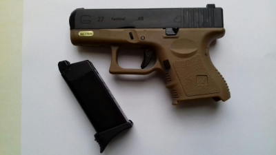 Купити Страйкбольний пістолет WE Glock E27 GBB Tan в магазині Strikeshop