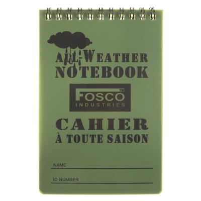 Купити Тактичний блокнот Fosco Waterproof 100x150 мм в магазині Strikeshop