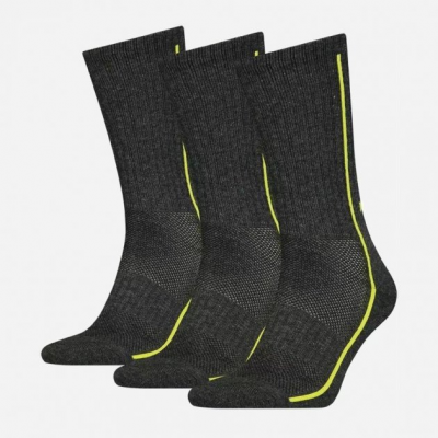 Набір шкарпеток Head Performance Crew 3P Unisex Grey/Yellow Size 43-46