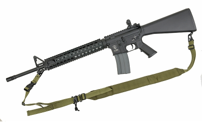 Купити Ремінь збройний 8Fields Two-Point Quick-Adjustable Tactical Sling olive в магазині Strikeshop