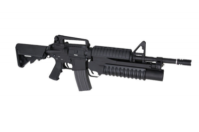 Купити Страйкбольна штурмова гвинтівка з підствольним гранатометом Specna Arms M4 SA-G01 Black в магазині Strikeshop