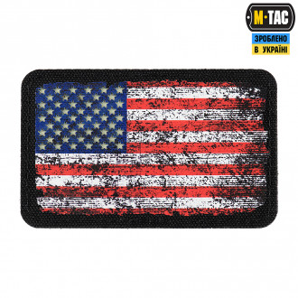 Купити Нашивка M-Tас Прапор США Вінтаж Black/Gid в магазині Strikeshop