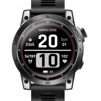 Купити Розумний годинник North Edge CrossFit GPS з компасом Black в магазині Strikeshop