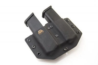 Паучер ATA-Gear Double Pouch для страйкбольного пістолета APS ACP Solid Color