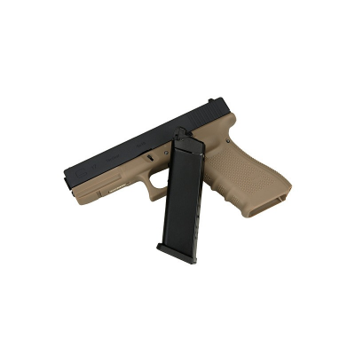 Купити Страйкбольний пістолет WE Glock 17 Gen4. WE-057 Metal GBB Half Tan в магазині Strikeshop