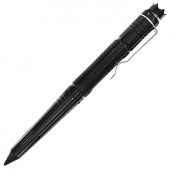 Купити Ручка тактична GS Black/Silver в магазині Strikeshop