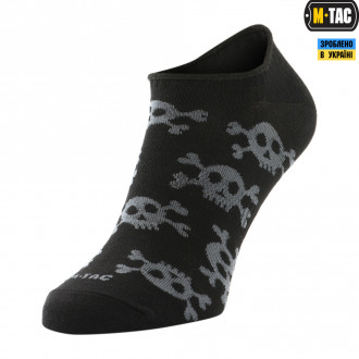 Шкарпетки M-TAC легкі літні Pirate Skull Black