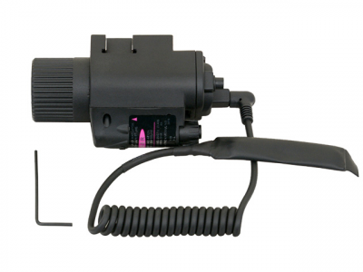 Купити Ліхтар пістолетний PCS COMBO 350LM з лазером BLACK в магазині Strikeshop