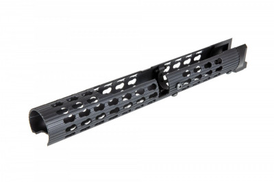 Купити Цівка 5KU KeyMod Long Handguard for AK Black в магазині Strikeshop