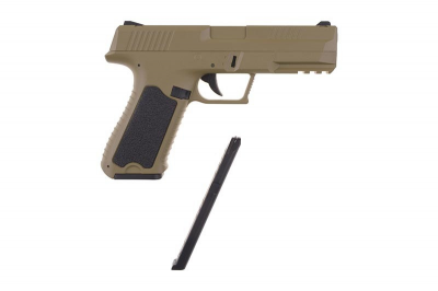 Купити Страйкбольний пістолет Cyma ERGO-FA Plastic CM.127 AEP Tan в магазині Strikeshop