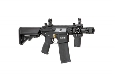 Купити Страйкбольна штурмова гвинтівка Specna Arms M4 CQB Edge RRA SA-E10 Black в магазині Strikeshop