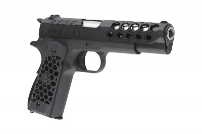 Купити Страйкбольний пістолет WE Colt 1911 Hex Cut V.3 Black GBB в магазині Strikeshop