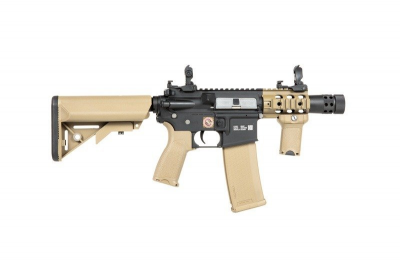 Купити Страйкбольна штурмова гвинтівка Specna Arms M4 CQB Edge RRA SA-E10 Half-Tan в магазині Strikeshop