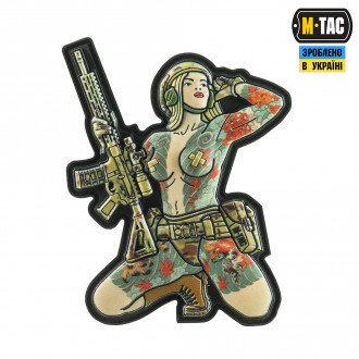 Купити Нашивка M-Tас Tactical Girl Якудза PVC Multicam в магазині Strikeshop