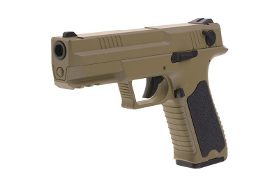 Купити Страйкбольний пістолет Cyma ERGO-FA Plastic CM.127 AEP Tan в магазині Strikeshop
