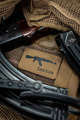 Купити Патч M-Tac AKM 7,62Х39 Laser Cut Coyote/Black в магазині Strikeshop