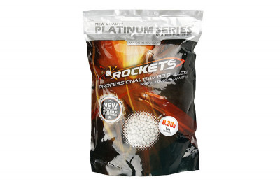 Купити Страйкбольні кулі Rockets Platinum 0,30g 1 кг в магазині Strikeshop