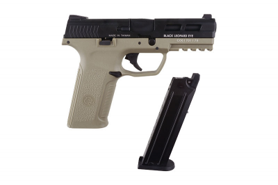 Купити Страйкбольний пістолет ICS BLE-XAE GBB Black/Tan в магазині Strikeshop
