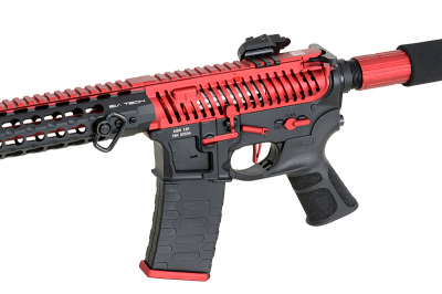 Купити Страйкбольна штурмова гвинтівка APS ASR120 RED DRAGON FULLMETAL RED/BLACK EBB в магазині Strikeshop