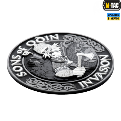 Купити Патч M-TAC Sons of Odin 3D ПВХ Black/Grey в магазині Strikeshop