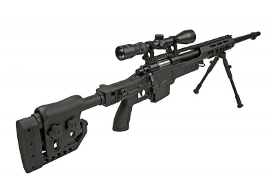 Купити Страйкбольна снайперська гвинтівка Well MB4411D Black в магазині Strikeshop