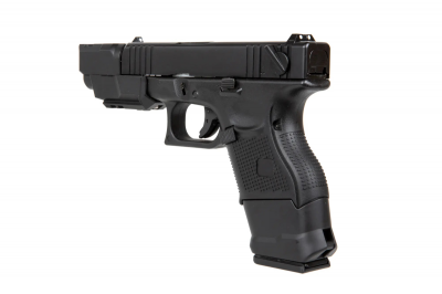 Купити Страйкбольний пістолет D-Boys Glock 26 Advanced Full Auto Green Gas Black в магазині Strikeshop