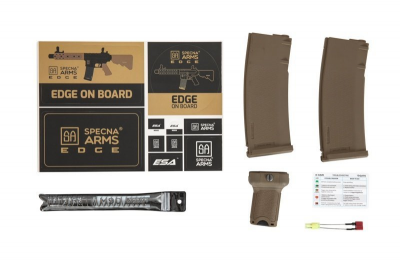 Купити Страйкбольна штурмова гвинтівка Specna Arms M4 SA-E12 EDGE™ Carbine Replica - Full-Tan в магазині Strikeshop