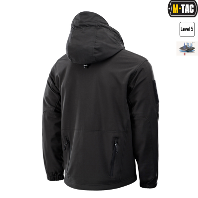 Куртка Soft-Shell M-Tac з Підстьожкою Black Size XL