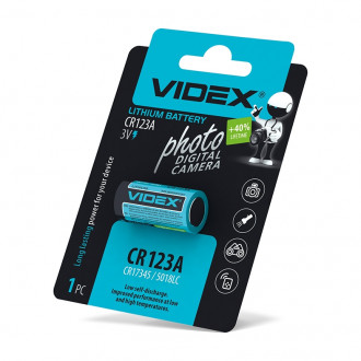 Купити Батарейка літієва Videx CR123A в магазині Strikeshop