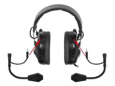 Купити Навушники активні  з комунікатором Earmor M32 Black в магазині Strikeshop
