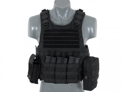 Купити Розвантажувальний жилет 8Fields Lightweight AAV FSBE Assault Vest System V2 Black в магазині Strikeshop