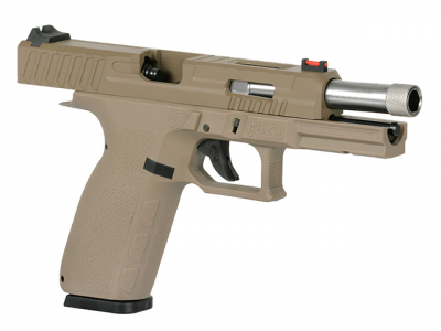 Купити Страйкбольний пістолет KJW KP-13F Full-Auto CO2 Tan в магазині Strikeshop