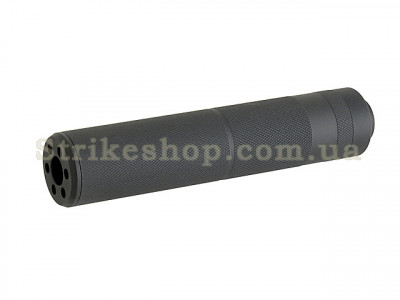Купити Страйкбольний глушник М-ETAL 140*30 mm Black в магазині Strikeshop