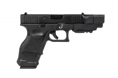 Купити Страйкбольний пістолет D-Boys Glock 26 Advanced Full Auto Green Gas Black в магазині Strikeshop