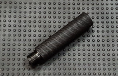 Купити Подовжувач Зовнішнього Ствола MilTech Knurling 80mm Black в магазині Strikeshop