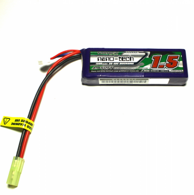 Купити Акумулятор Turnigy Nano-Tech LiPo 11.1v 1500mAh 20~40C в магазині Strikeshop