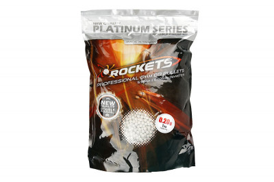 Купити Страйкбольні кулі Rockets Platinum Series 0,20g 1kg в магазині Strikeshop