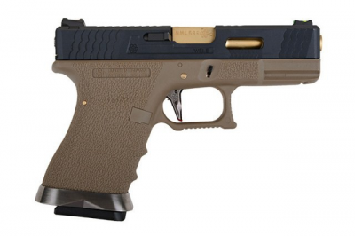 Купити Страйкбольний пістолет WE Glock 19 Force pistol T6 Metal Black GBB в магазині Strikeshop