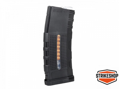 Купити Магазин механічний BattleAxe Enhanced Grip Polymer AR-15/M4 150bbs Black в магазині Strikeshop