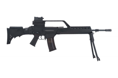 Купити Страйкбольна штурмова гвинтівка Specna Arms G36 SA-G13V EBB Carbine Replica - black в магазині Strikeshop