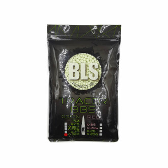 Купити Страйкбольні кулі BLS 0.32g Traccer-BIO BBs Green 1 kg в магазині Strikeshop