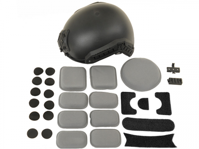 Купити Шолом страйбольний FMA FAST Maritime Helmet Replica Black в магазині Strikeshop
